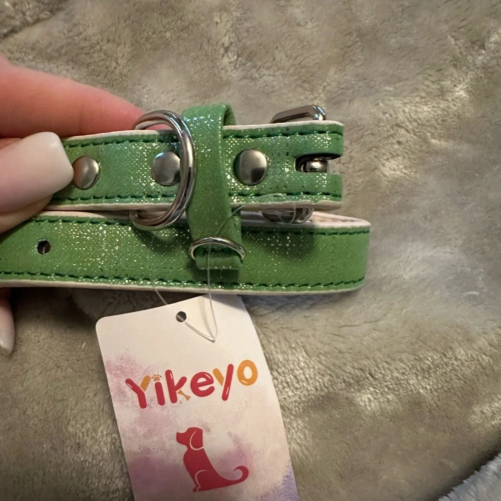 NWT medium dog collar and leash (S26)